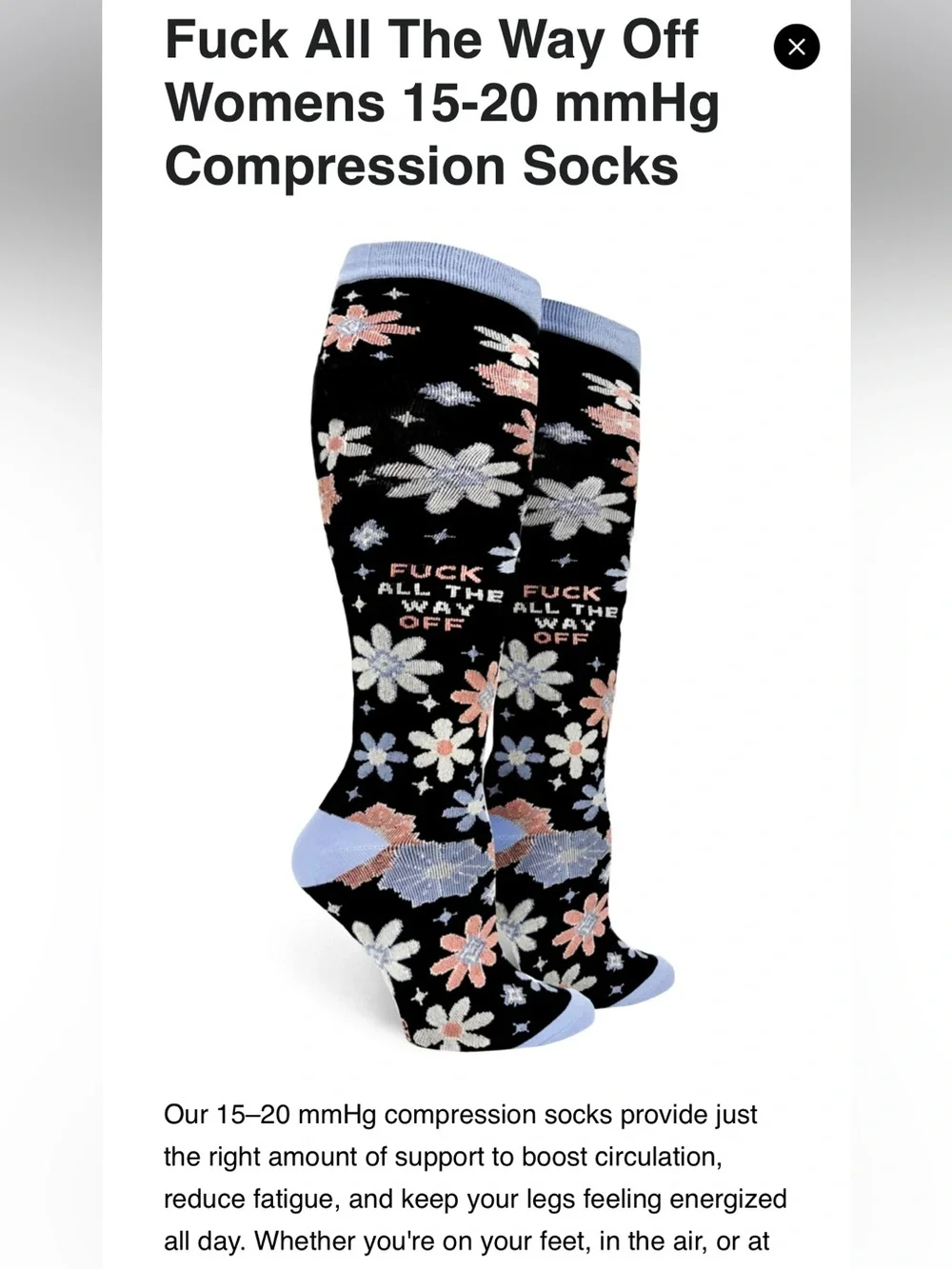 Women’s Compression Knee-High Socks